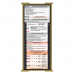 WhiteCoat Clipboard® Trifold - Tactical Brown Respiratory Therapy Edition